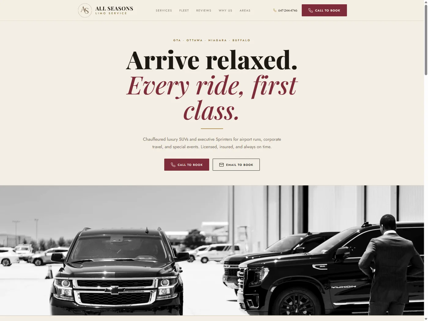 All Seasons Limo site